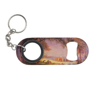 Porte-clé Décapsuleur Alberta Bierstadt, L'atterrissage de Columbus
