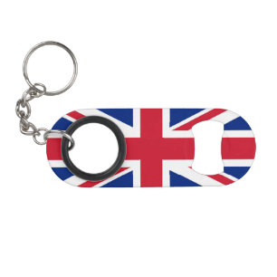 Porte-clé Décapsuleur Arc d'ouverture de la bouteille Union Jack Flag