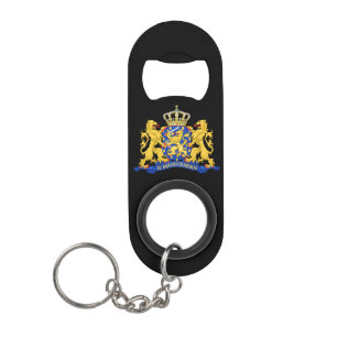 Porte-clé Décapsuleur Armoiries de Pays-Bas en bocal
