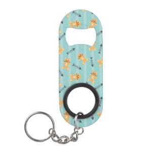 Porte-clé Décapsuleur arrière - plan avec des chats