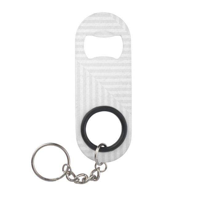 Porte-clé Décapsuleur Arrière - plan de papier de motif rayé (Devant)