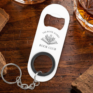 Porte-clé Décapsuleur Cadeau personnalisé au nom du club de lecture