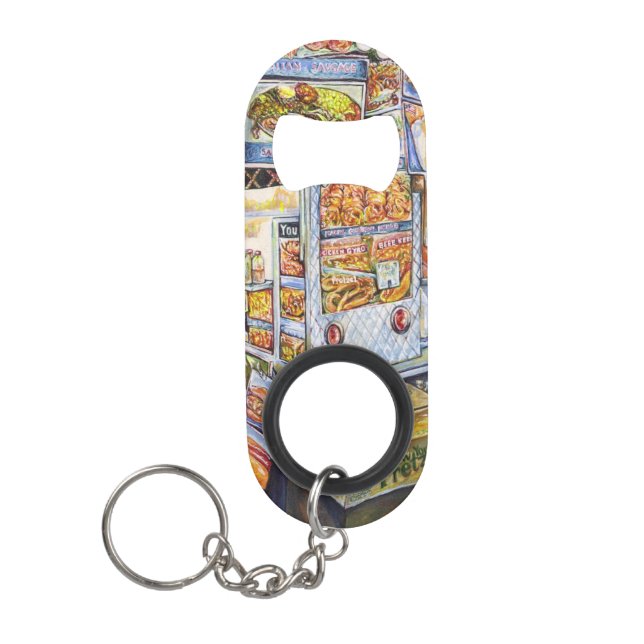 Porte-clé Décapsuleur Charge de travail artistique extraordinaire (Devant)