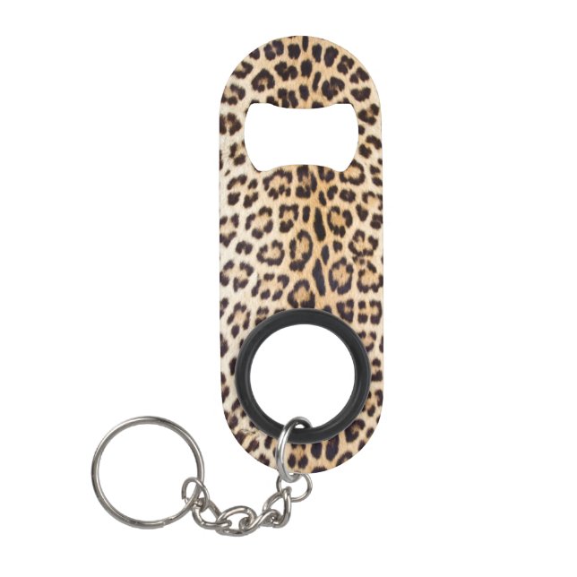 Porte-clé Décapsuleur Cheveux de léopard (Devant)