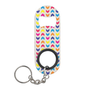 Porte-clé Décapsuleur Chevron aztèque coloré