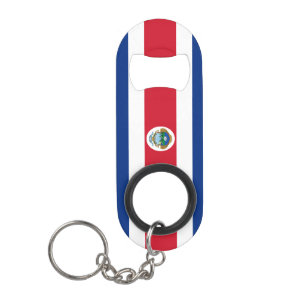 Porte-clé Décapsuleur Costa Rica National Pride Patriotic