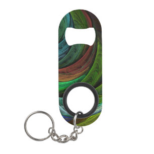 Porte-clé Décapsuleur Couleur Gloire Moderne Art Abstrait Motif Élégant