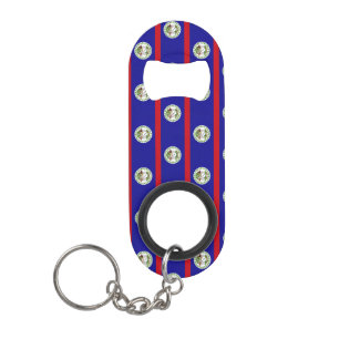 Porte-clé Décapsuleur Drapeau bélizien