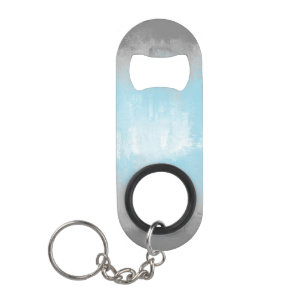 Porte-clé Décapsuleur Drapeau de fierté demigarçon funky abstrait grunge