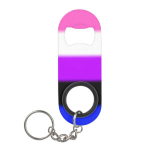 Porte-clé Décapsuleur Drapeau de la Fierté Genderfluide