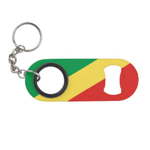 Porte-clé Décapsuleur Drapeau de la République du Congo