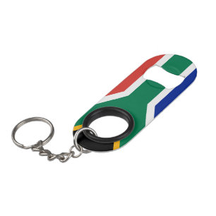 Porte-clé Décapsuleur Drapeau de l'Afrique du Sud