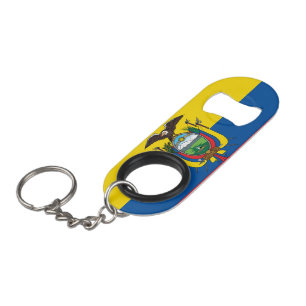 Porte-clé Décapsuleur Drapeau de l'Équateur