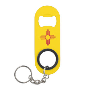 Porte-clé Décapsuleur Drapeau de l'État du Nouveau-Mexique