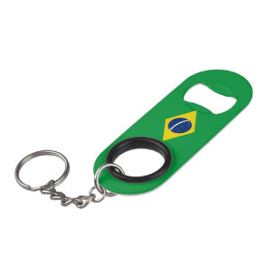 Porte-clé Décapsuleur Drapeau du Brésil