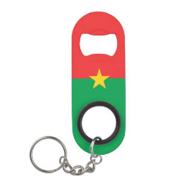 Porte-clé Décapsuleur drapeau du Burkina Faso