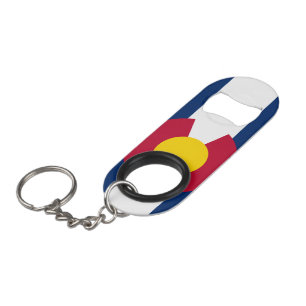 PORTE-CLÉ DÉCAPSULEUR DRAPEAU DU COLORADO