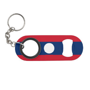 Porte-clé Décapsuleur Drapeau du Laos