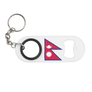 Porte-clé Décapsuleur Drapeau du Népal