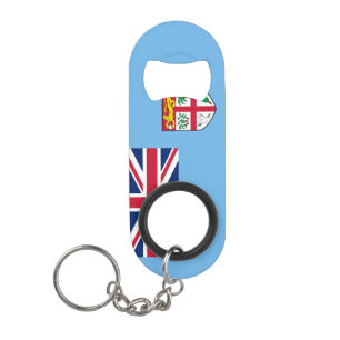 Porte-clé Décapsuleur Drapeau national de Fidji patriotique