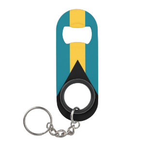 Porte-clé Décapsuleur Drapeau national des Bahamas Patriotique