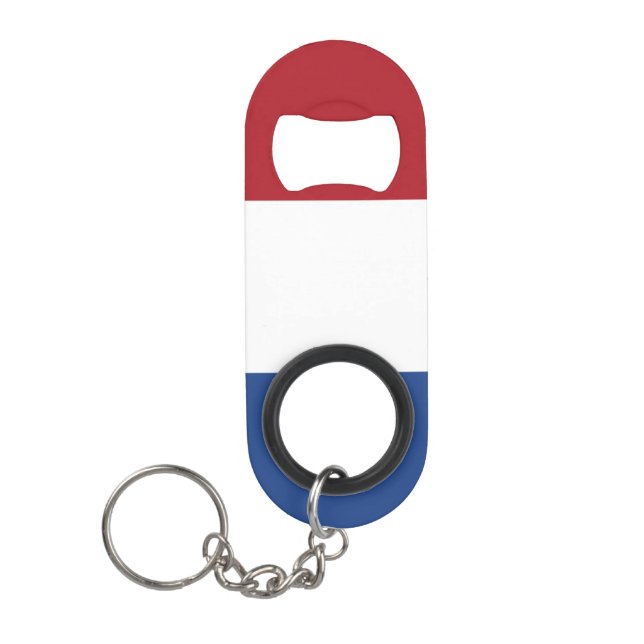 Porte-clé Décapsuleur Drapeau Pays-Bas (Devant)