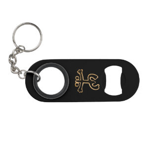 Porte-clé Décapsuleur Drapeau porto-ricain Coqui Taino