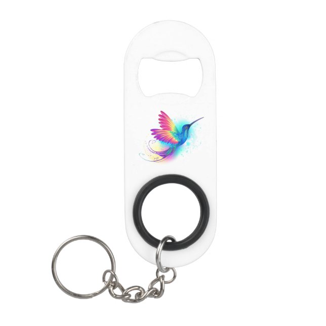 Porte-clé Décapsuleur Exotic Rainbow Hummingbird (Devant)