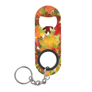 Porte-clé Décapsuleur Feuilles automnales d'automne