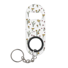 Porte-clé Décapsuleur Fleur Motif Printemps Floral