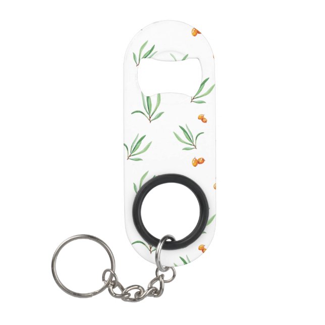 Porte-clé Décapsuleur Fleur Motif Printemps Floral (Devant)
