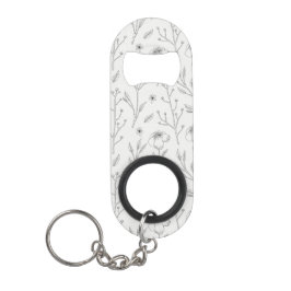Porte-clé Décapsuleur Fleur Motif Printemps Floral