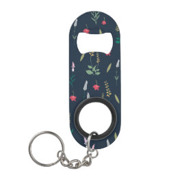 Porte-clé Décapsuleur Fleur Motif Printemps Floral