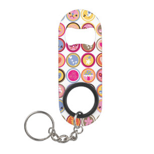 Porte-clé Décapsuleur fleurs mignonnes, oiseaux, motif de coeurs