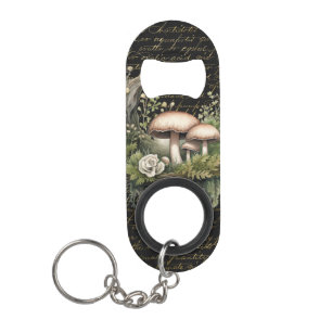 Porte-clé Décapsuleur Forêt de champignons enchantée