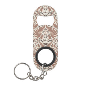 Porte-clé Décapsuleur Forêt de mousse de Mocha/Bois et plantes