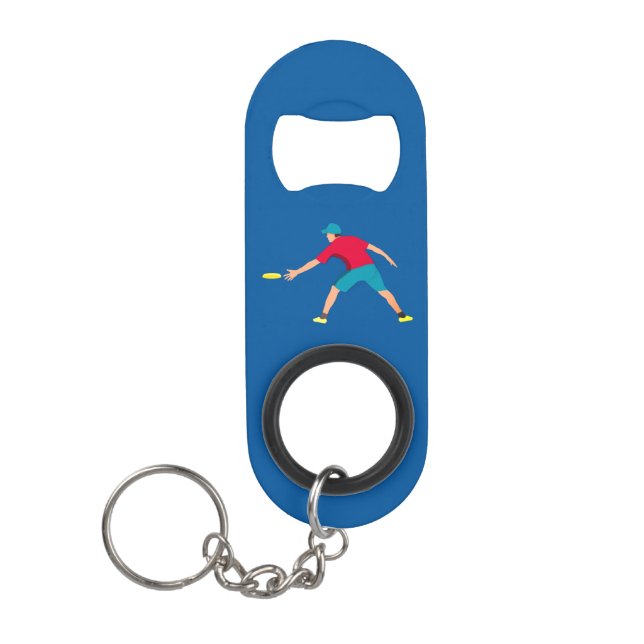 Porte-clé Décapsuleur Frisbee ultime (Devant)