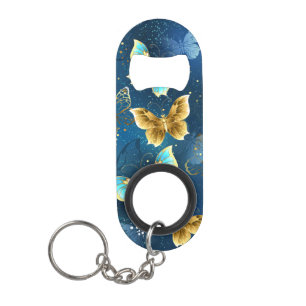 Porte-clé Décapsuleur Golden butterflies