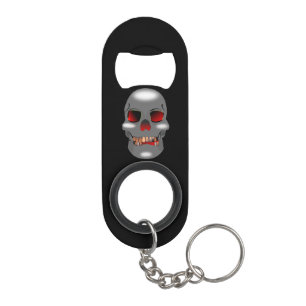 Porte-clé Décapsuleur Grimacerie de l'ouvreur de bouteille de crâne