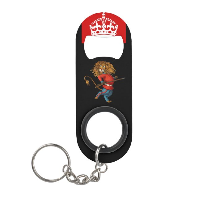 Porte-clé Décapsuleur "Icônes britanniques" (Devant)