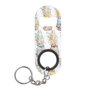 Porte-clé Décapsuleur Impression d'ananas