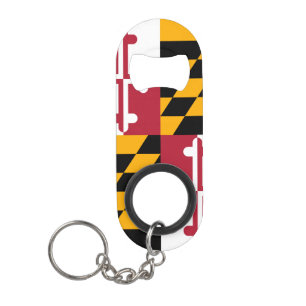 Porte-clé Décapsuleur Indicateur de l'état du Maryland
