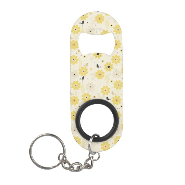 Porte-clé Décapsuleur Jardin d'oiseau (Devant)