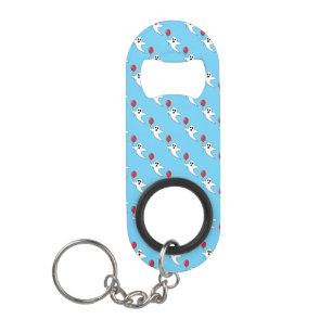 Porte-clé Décapsuleur Joli Fantôme de dessin animé avec Motif de ballon