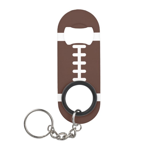 Porte-clé Décapsuleur Le football de nouveauté (Devant)