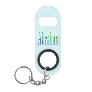 Porte-clé Décapsuleur "Les couleurs d'Abraham : un voyage en vert, bleu,