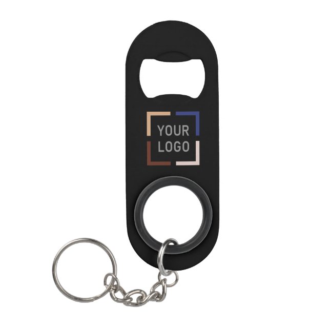 Porte-clé Décapsuleur Logo promotionnel personnalisé (Devant)