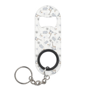 Porte-clé Décapsuleur motif 2 de griffonnage