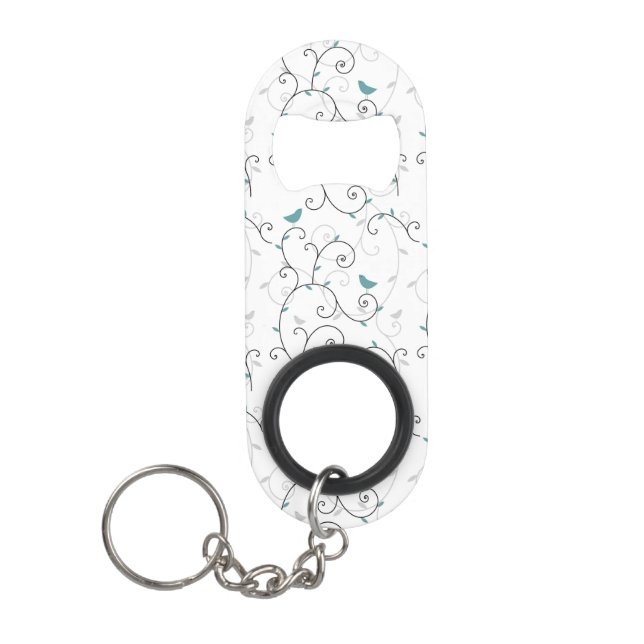 Porte-clé Décapsuleur motif 3 (Devant)
