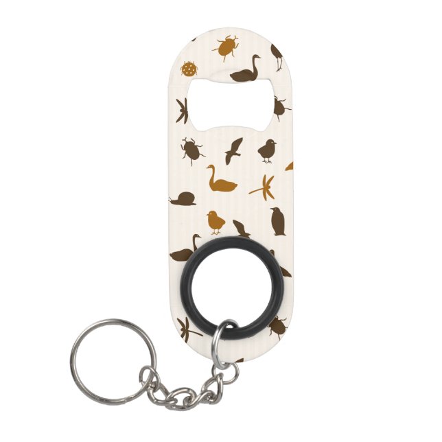 Porte-clé Décapsuleur Motif animal 2 (Devant)
